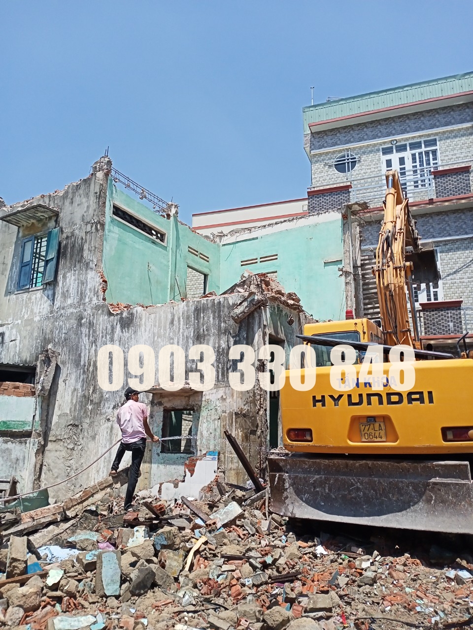 DỊCH VỤ ĐẬP PHÁ, THÁO DỠ NHÀ Ở, CÔNG TRÌNH TẠI QUY NHƠN 0903 330 848